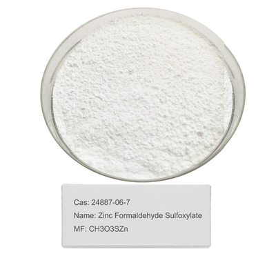 জিঙ্ক ফর্মালডিহাইড সালফোক্সিলেট 24887-06-7 CH3O3SZn Zn Rongalite Z Decroline Safolin