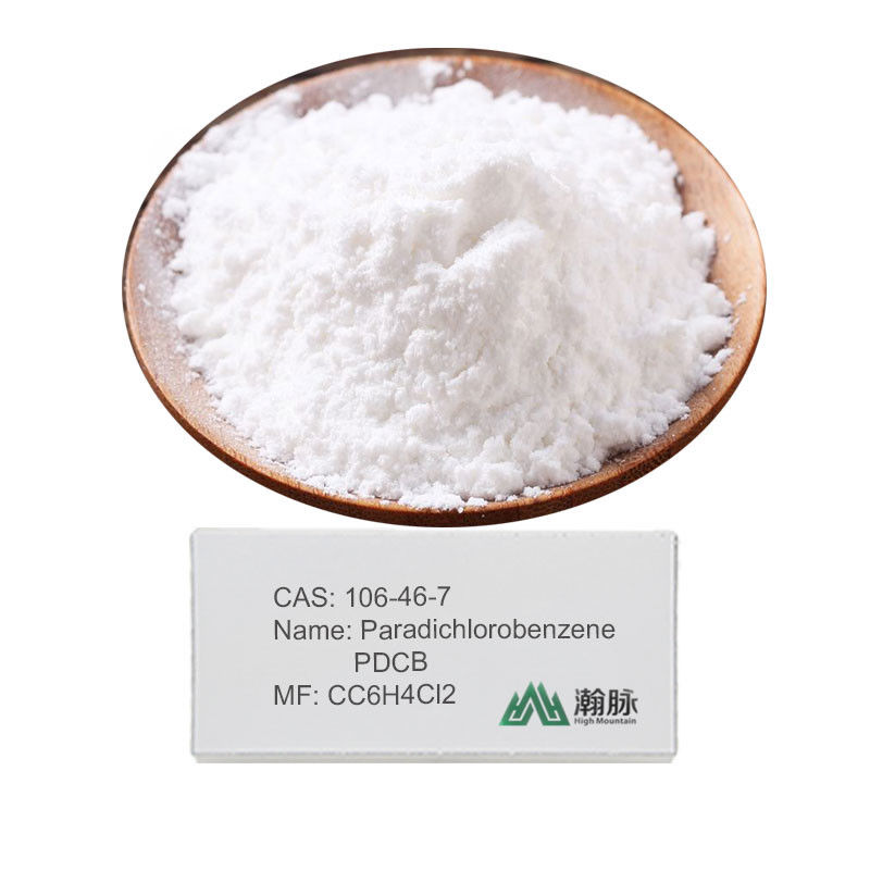প্যারা ডিক্লোরোবেঞ্জেন C6H4Cl2 99 শতাংশ বিশুদ্ধতা রাসায়নিক সংশ্লেষণের জন্য সাদা ফ্লেক স্ফটিক