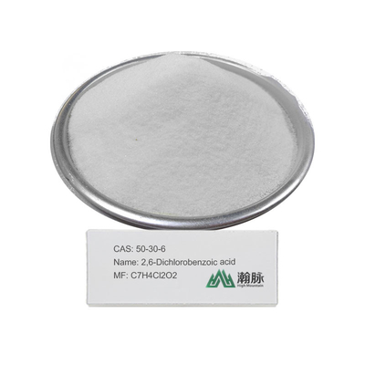 ইন্ডাস্ট্রি ফার্মাসিউটিক্যাল ইন্টারমিডিয়েটস 2,6-ডিক্লোরোবেনজোয়িক অ্যাসিড CAS 50-30-6 C7H4Cl2O2